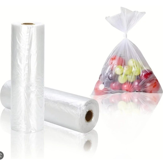 Plastic product bag voor voedselopslag platte of handvatband HDPE/LDPE/LLDPE materiaal