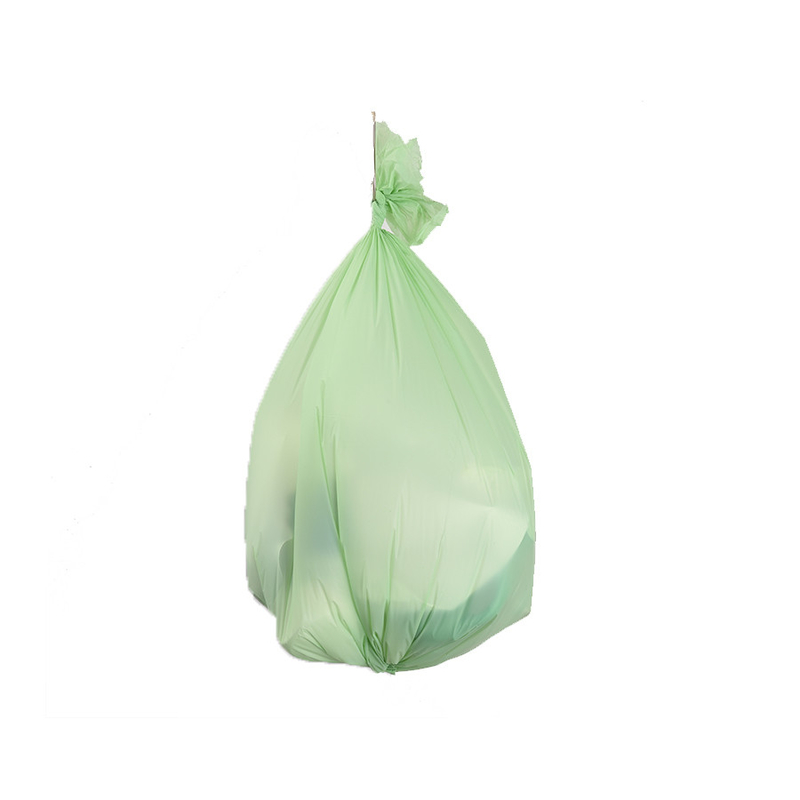 Op maat gemaakte grootte Eco-vriendelijk maïszetmeel biologisch afbreekbaar composteerbaar plastic vuilniszakken op rol
