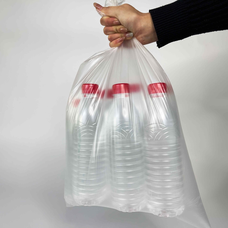 Supermarkt Huishoudelijke plastic vuilniszak met een platte mond en een breekpunt
