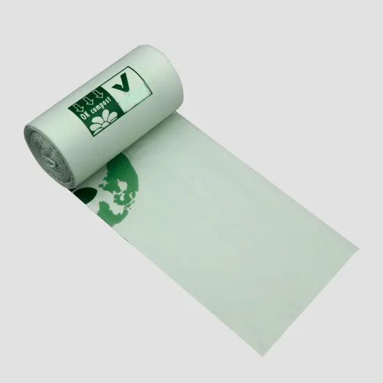 Groene aangepaste PE-verpakkingen Recyclezakken voor voedsel- en drankverpakkingen aangepaste grootte