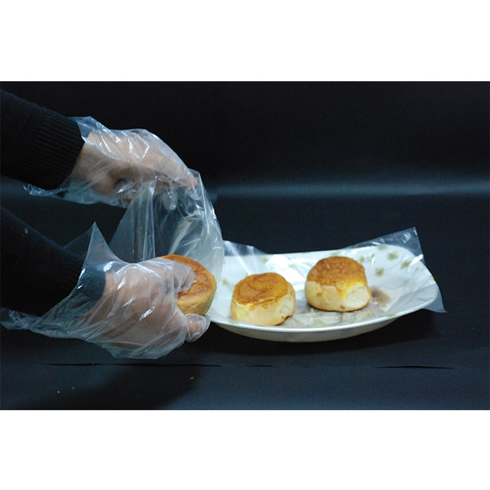 Doorzichtige HDPE LDPE voedselverpakking Plastic boodschappenzak op rol met aangepaste grootte