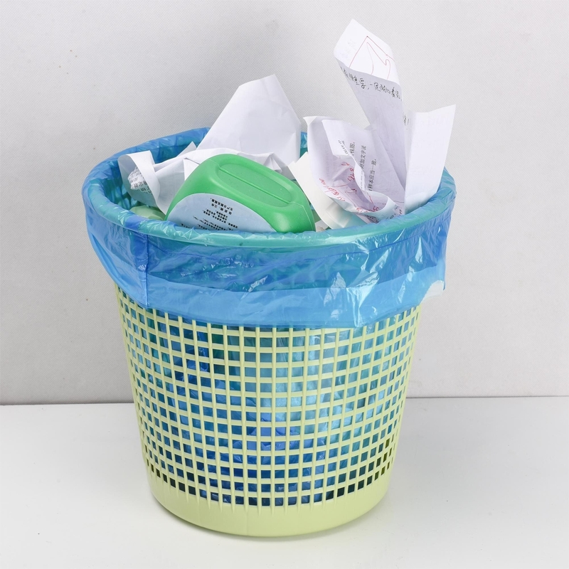 Beige HDPE plastic vuilnisbak met vuilniszak voor maat en capaciteit
