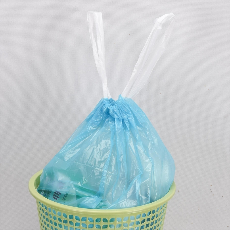 Aangepaste bestelling geaccepteerd Heavy Duty Beige 13 Gallon Plastic Garbage Bag Roll voor recycling