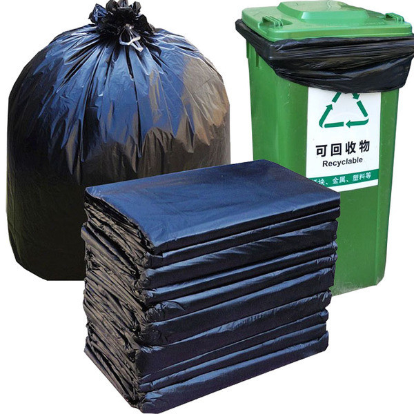 Persoonlijke afmeting Afzonderlijk gevouwen HDPE plastic schoonmaakbedrijf Verpakking vuilniszak