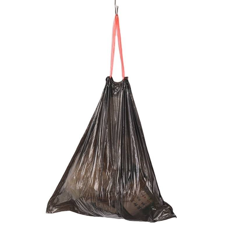 HDPE/LDPE 13 gallon biologisch afbreekbare vuilniszak op rol in beige kleur met LLDPE materiaal