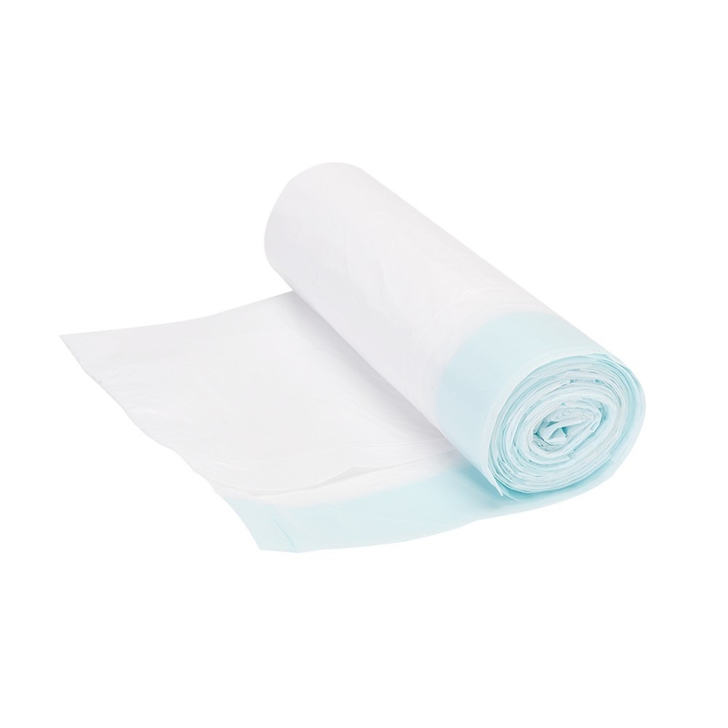 Hdpe Virgin Materiaal Sterverzegelde vuilniszakken op rol Plastic zak Blauw Roze Zwart Geel